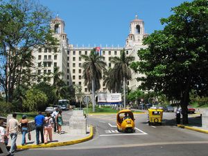 Entrada al Hotel Nacional de Cuba, La Habana