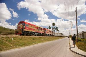 Tren en Cuba